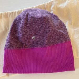 lululemon athletica Purple and Pink Beanie